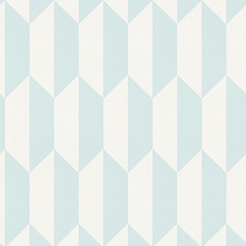 Wallpaper Graphic Light Blue White AS Creation 34900 4