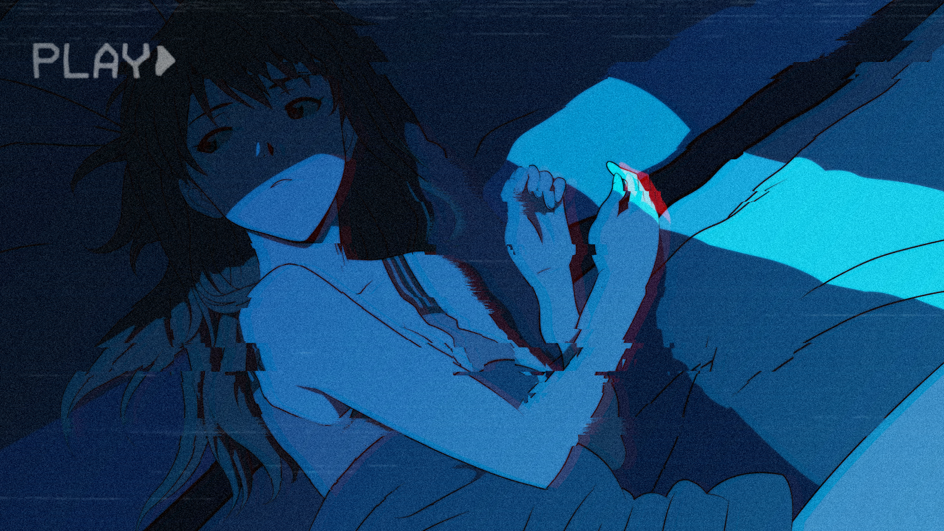 #synthwave, #mecha girls, #Asuka Langley Soryu, #in bed