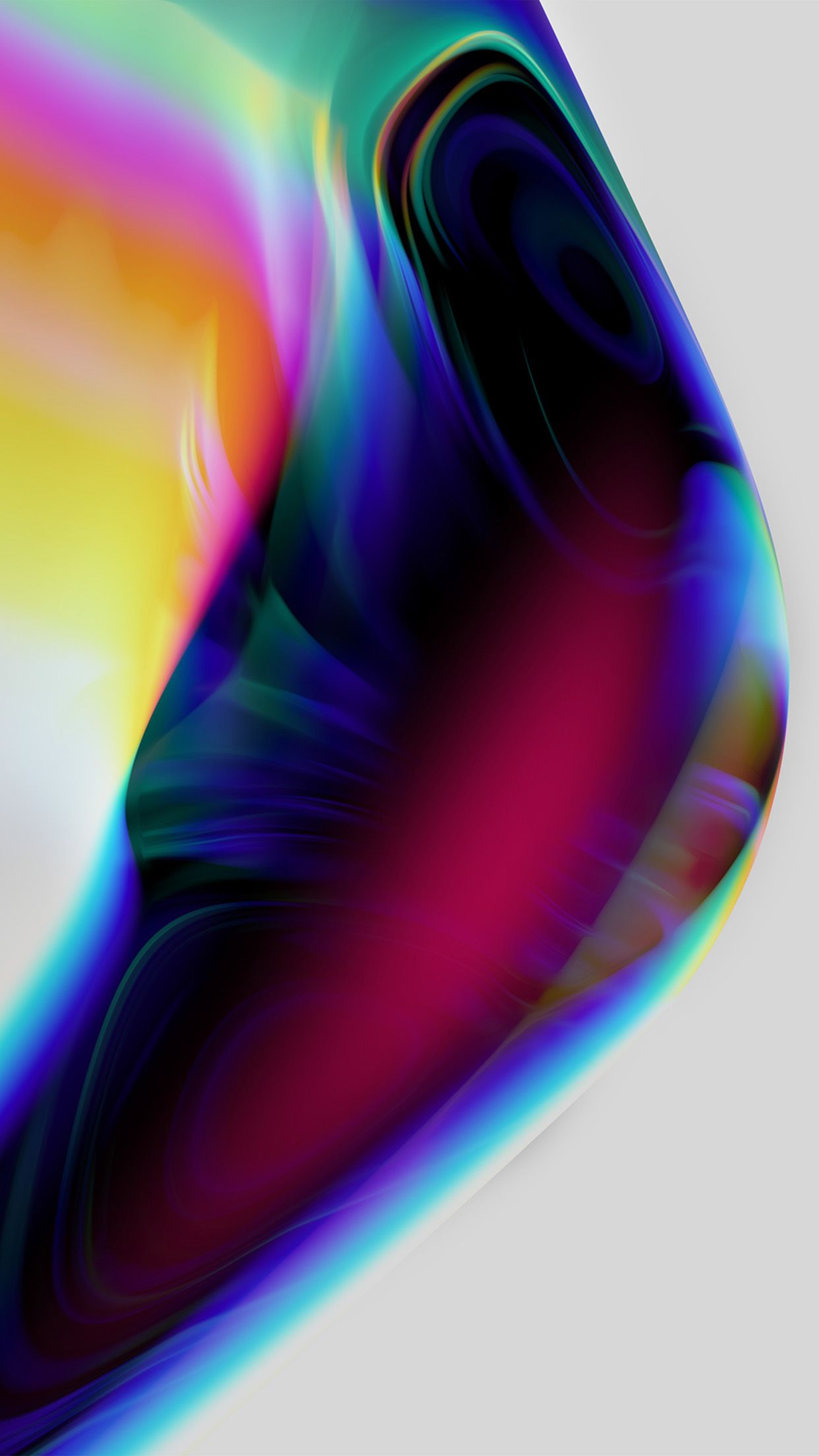 Rainbow Lens Background Color Art Illustration Digital Wallpaper