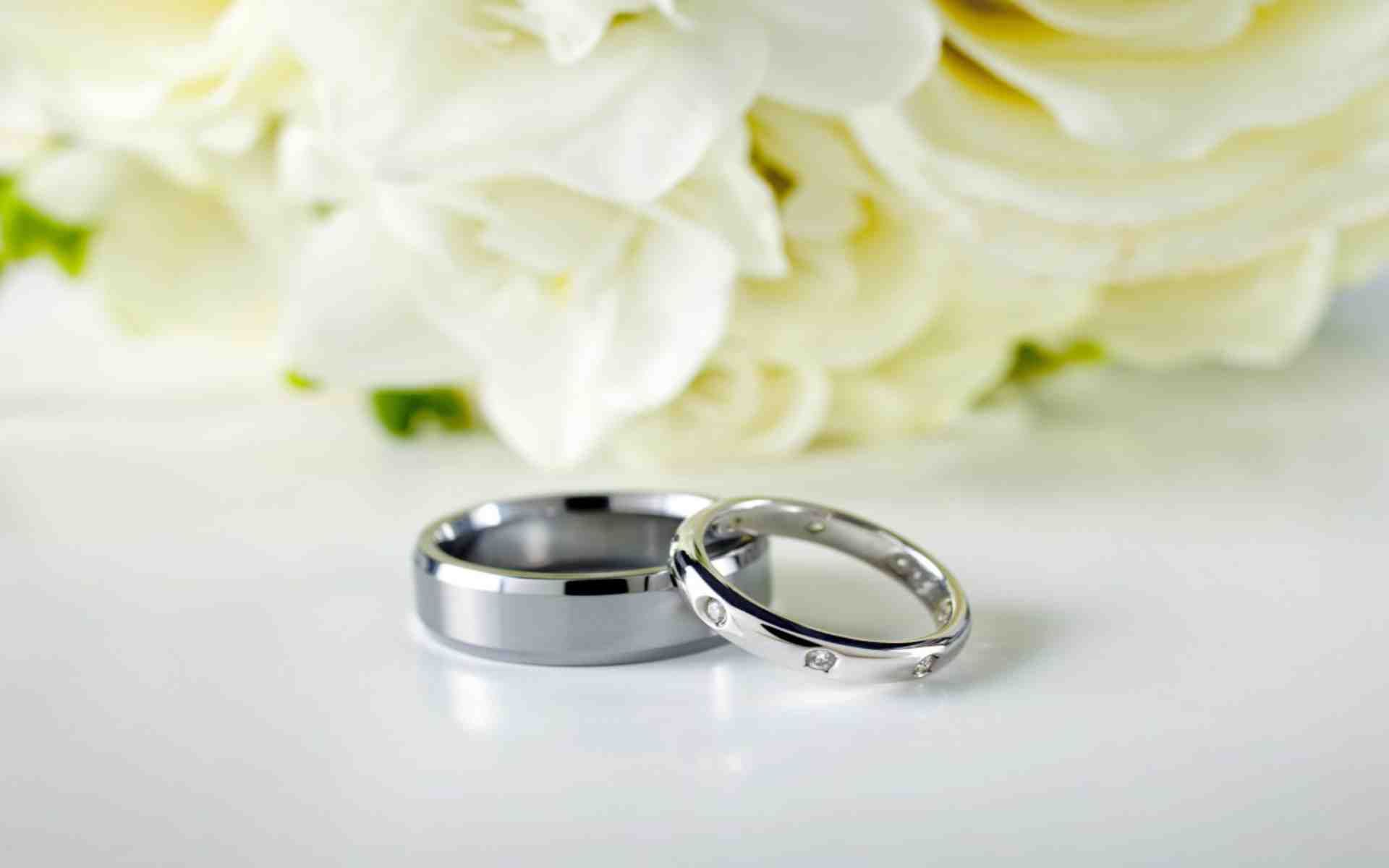 Free download Wedding Rings And Flowers Background The Art Mad