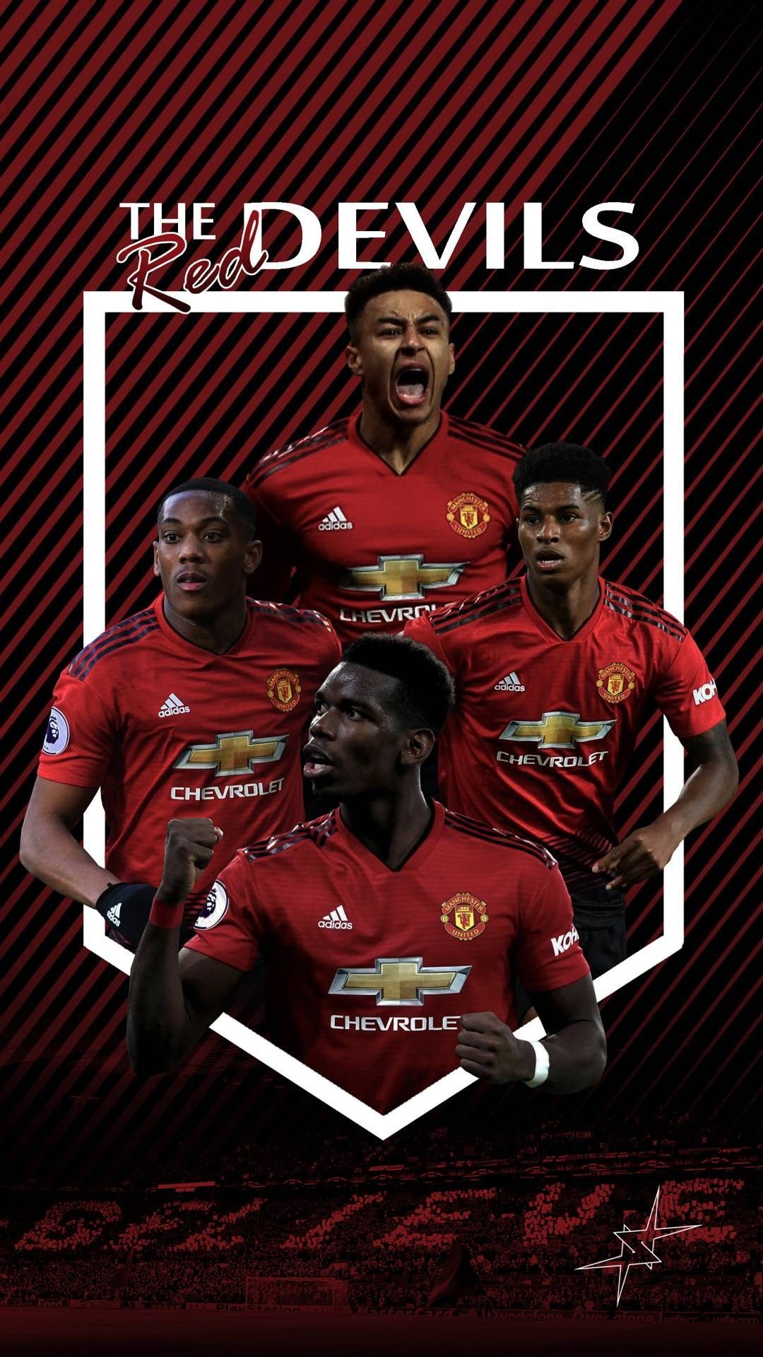 The Red Devils Man Utd wallpaper. Manchester united players, Manchester united logo, Manchester united poster