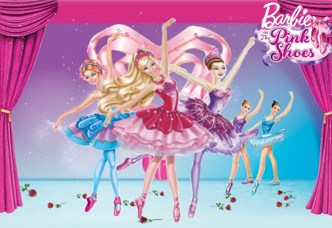 Barbie In The Pink Shoes Wallpaper. Barbie cartoon, Barbie books, Barbie stories