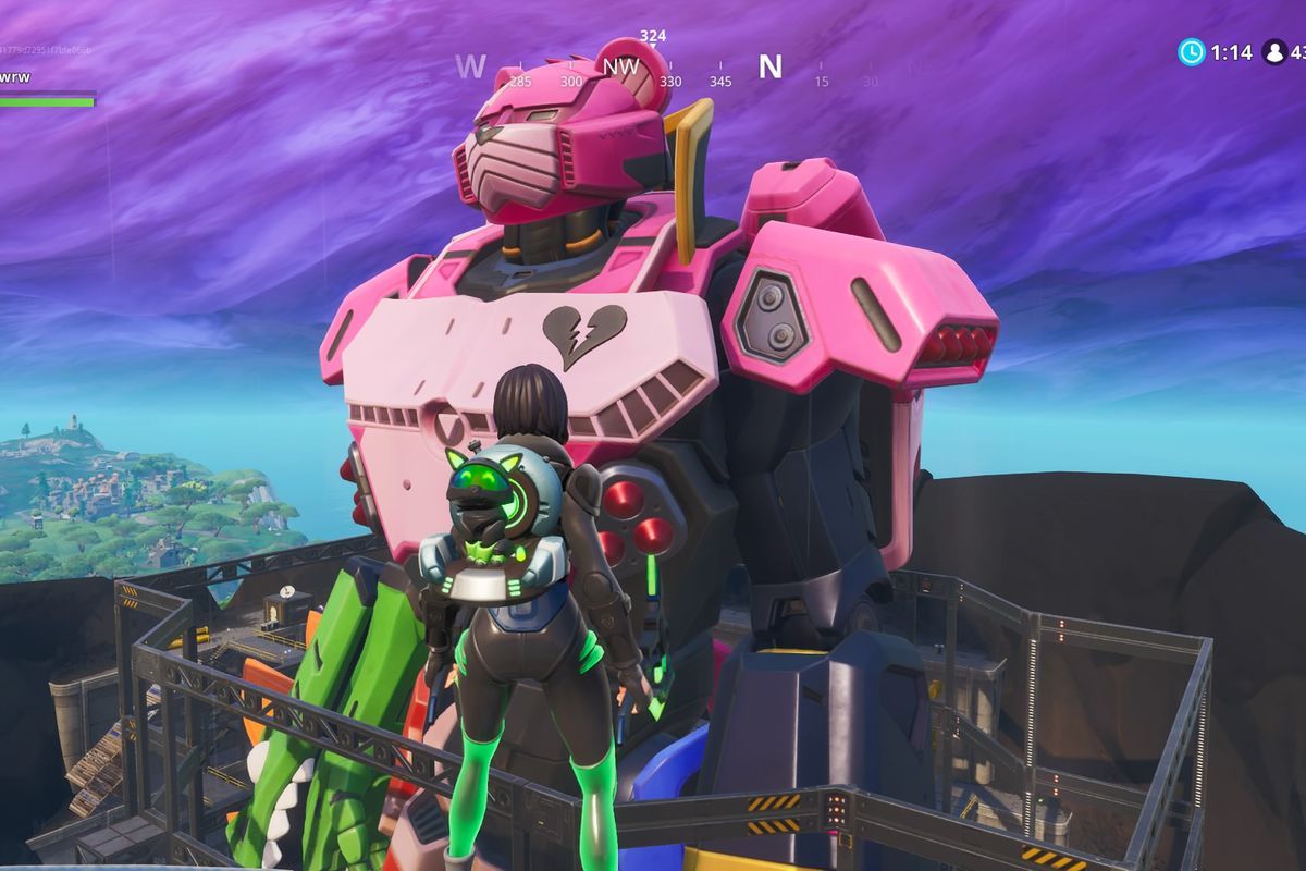 Fortnite's island now has a giant robot