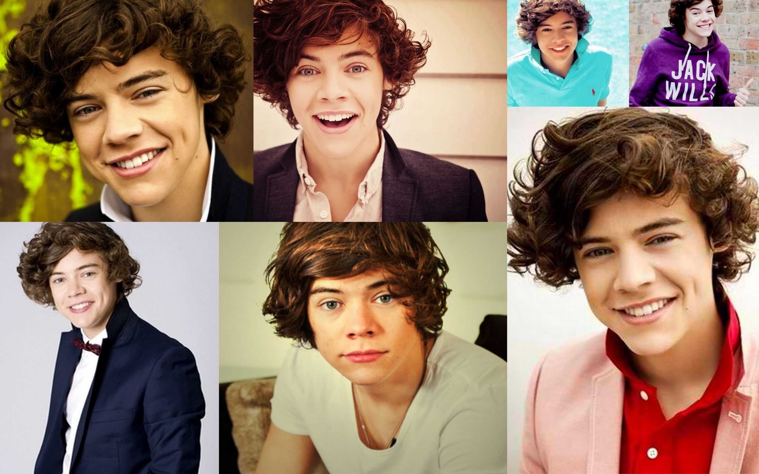 Harry Styles Collage Styles Wallpaper