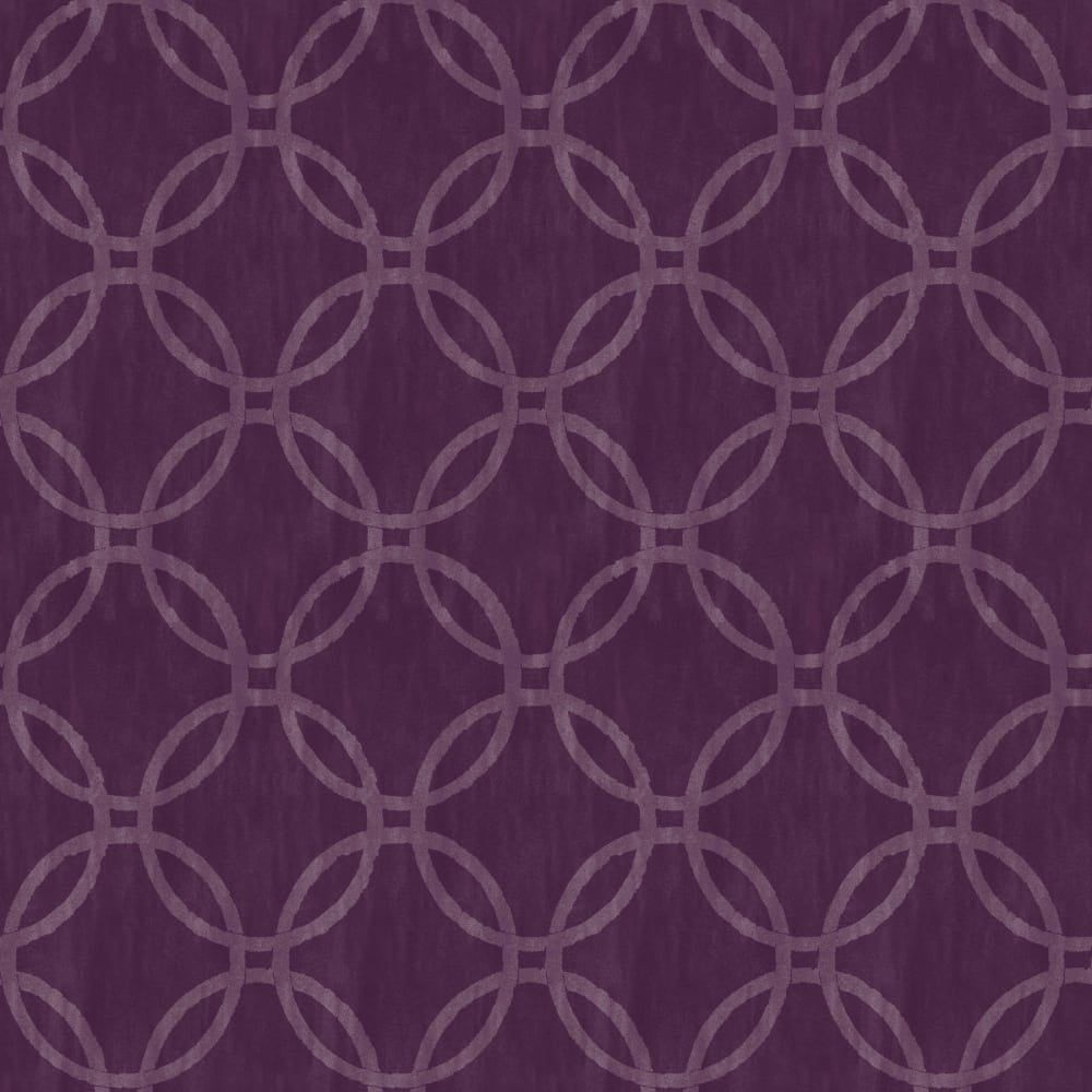 Shop Brewster 2532 20642 Eaton Purple Geometric Wallpaper