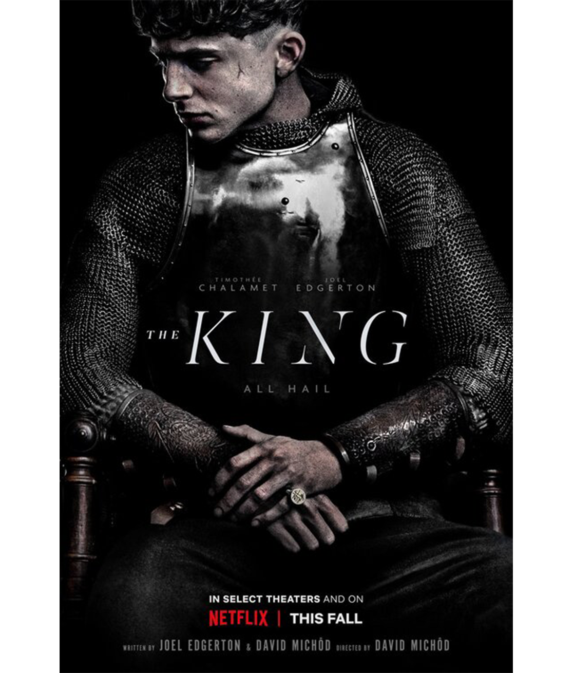 Netflix The King original movie poster. Filmes