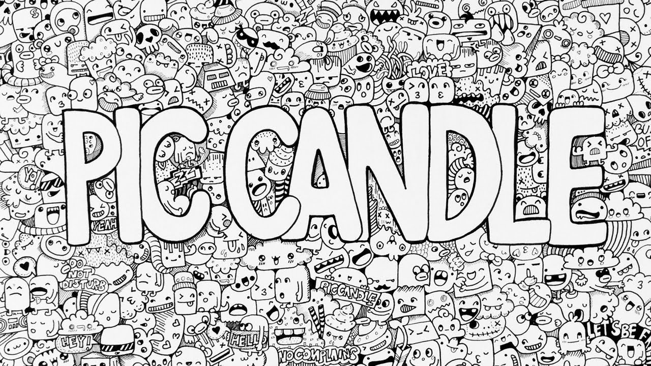 Free download Doodling Pic Candle Full Page Doodle [1280x720]