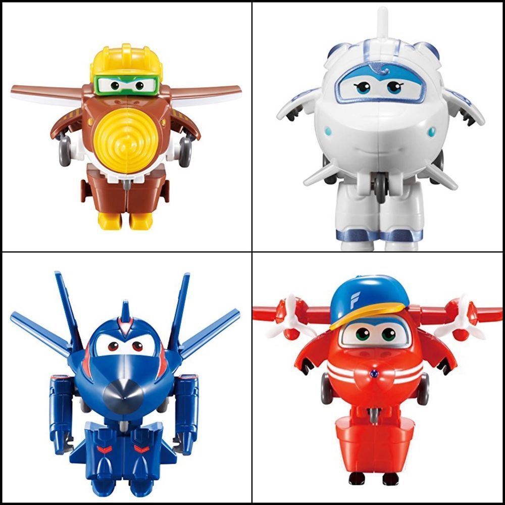 Details About Super Wings Transform A Bots Flip, Todd, Agent Chase