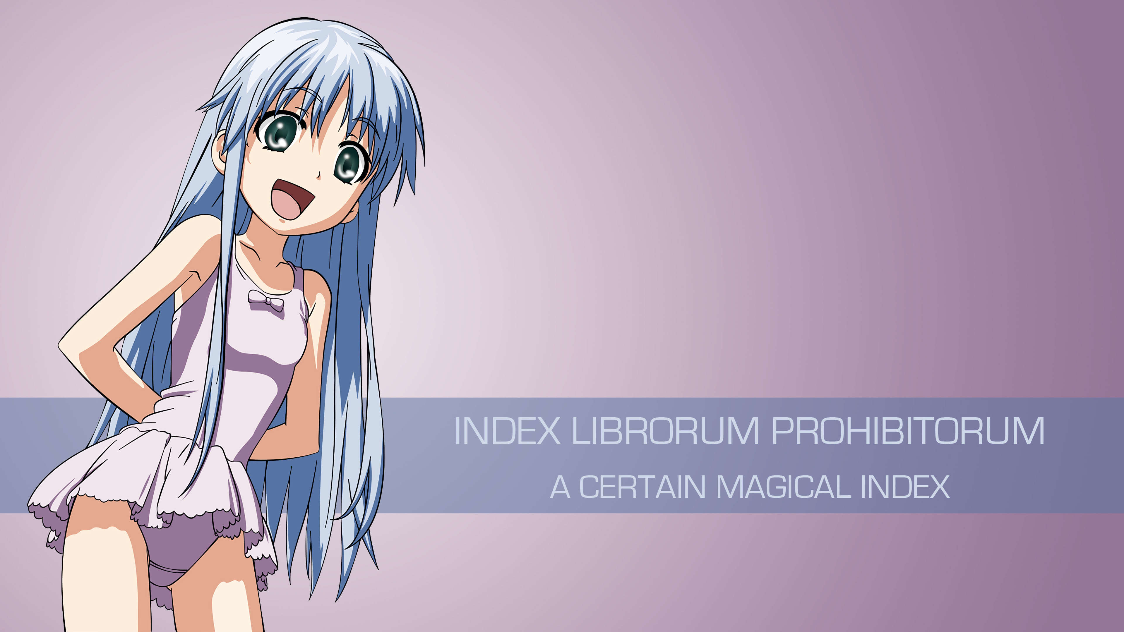 Index Librorum Prohibitorum A Certain Magical Index UHD 4K.