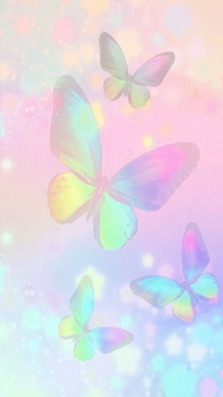 Aesthetic Butterfly Backgrounds  Pastel Logos Frames  Design Elements   rawpixel