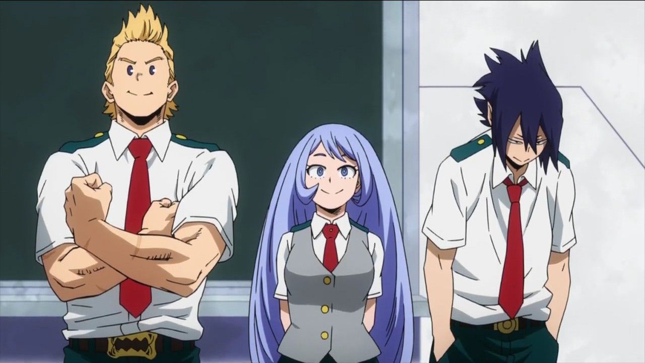 The Big Three Mirio, Hadou Nejire, Amajiki Tamaki