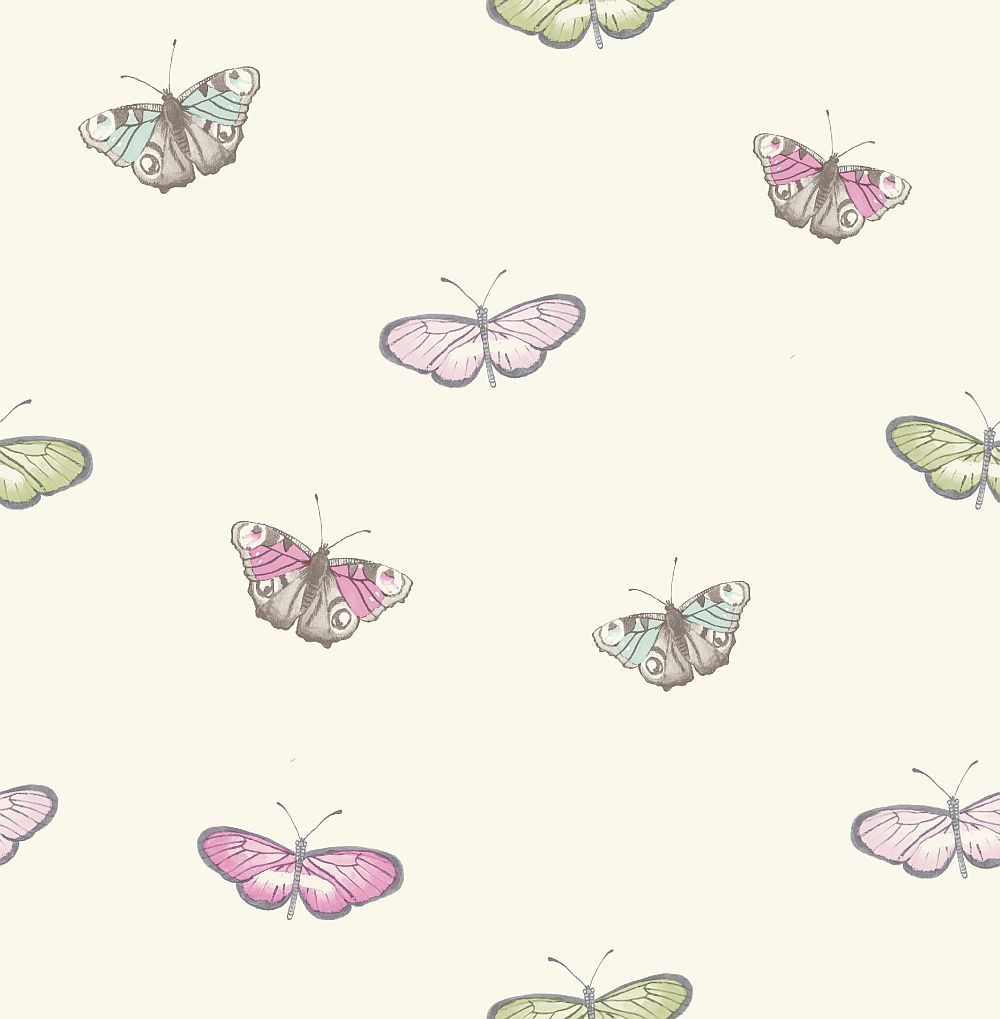 Pastel Butterflies Fabric Wallpaper and Home Decor  Spoonflower