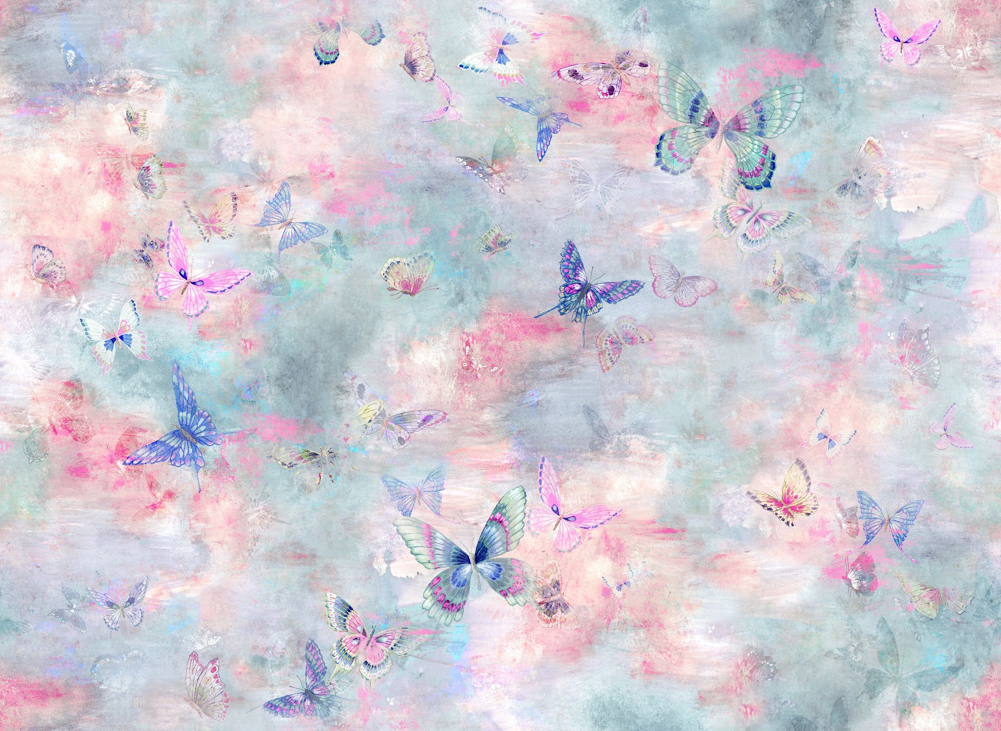 Rêverie Butterfly: Wallpaper Sample. The Decorcafe. Interiors