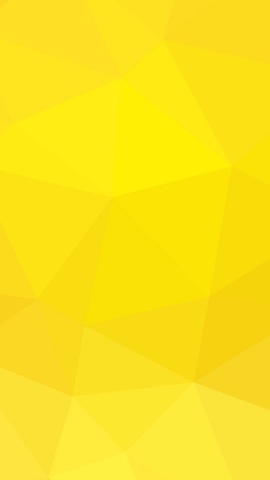 Download wallpaper 938x1668 polygonal, triangles, shades, yellow