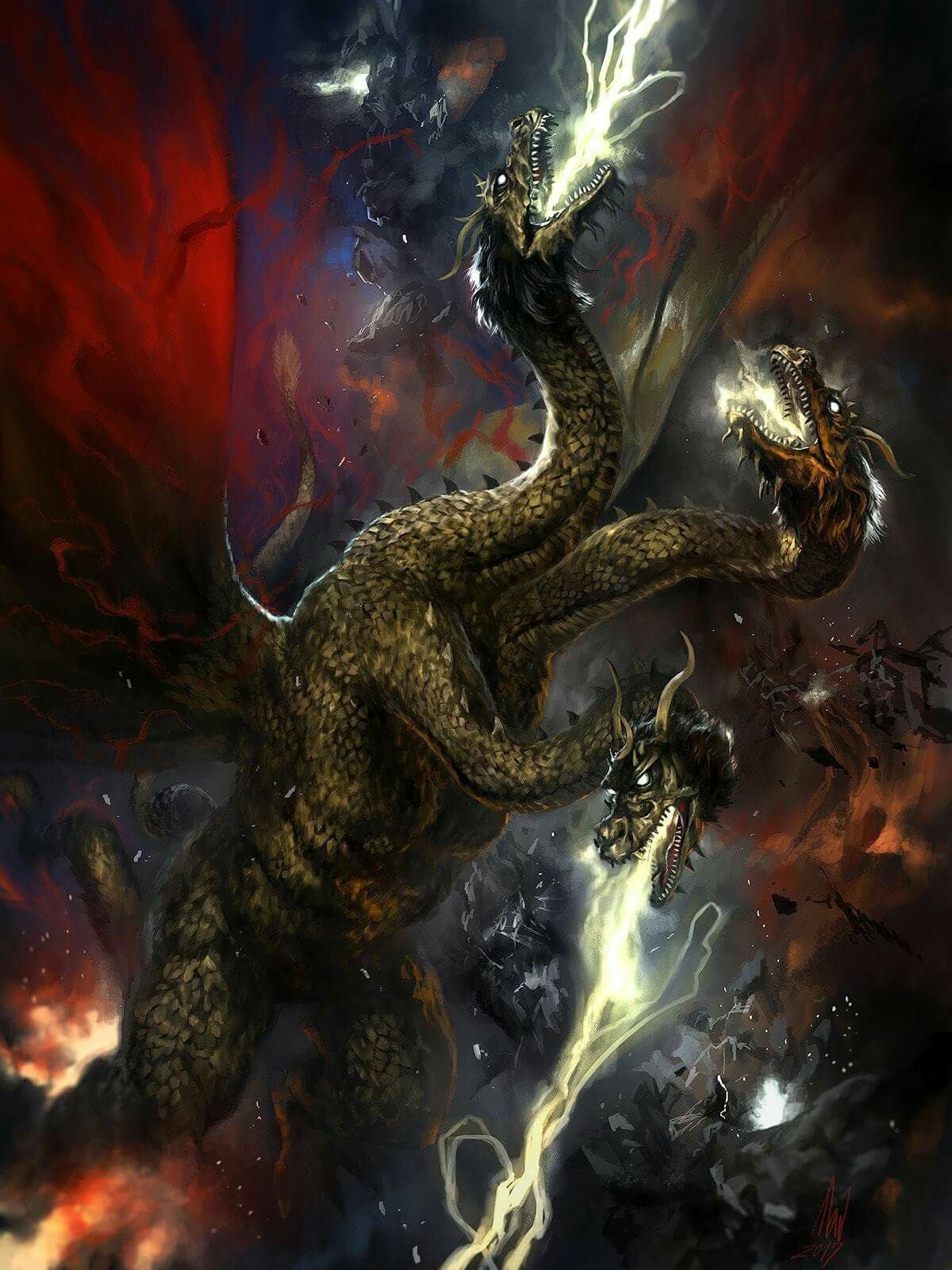 Unique King Ghidorah Wallpaper. Godzilla tattoo