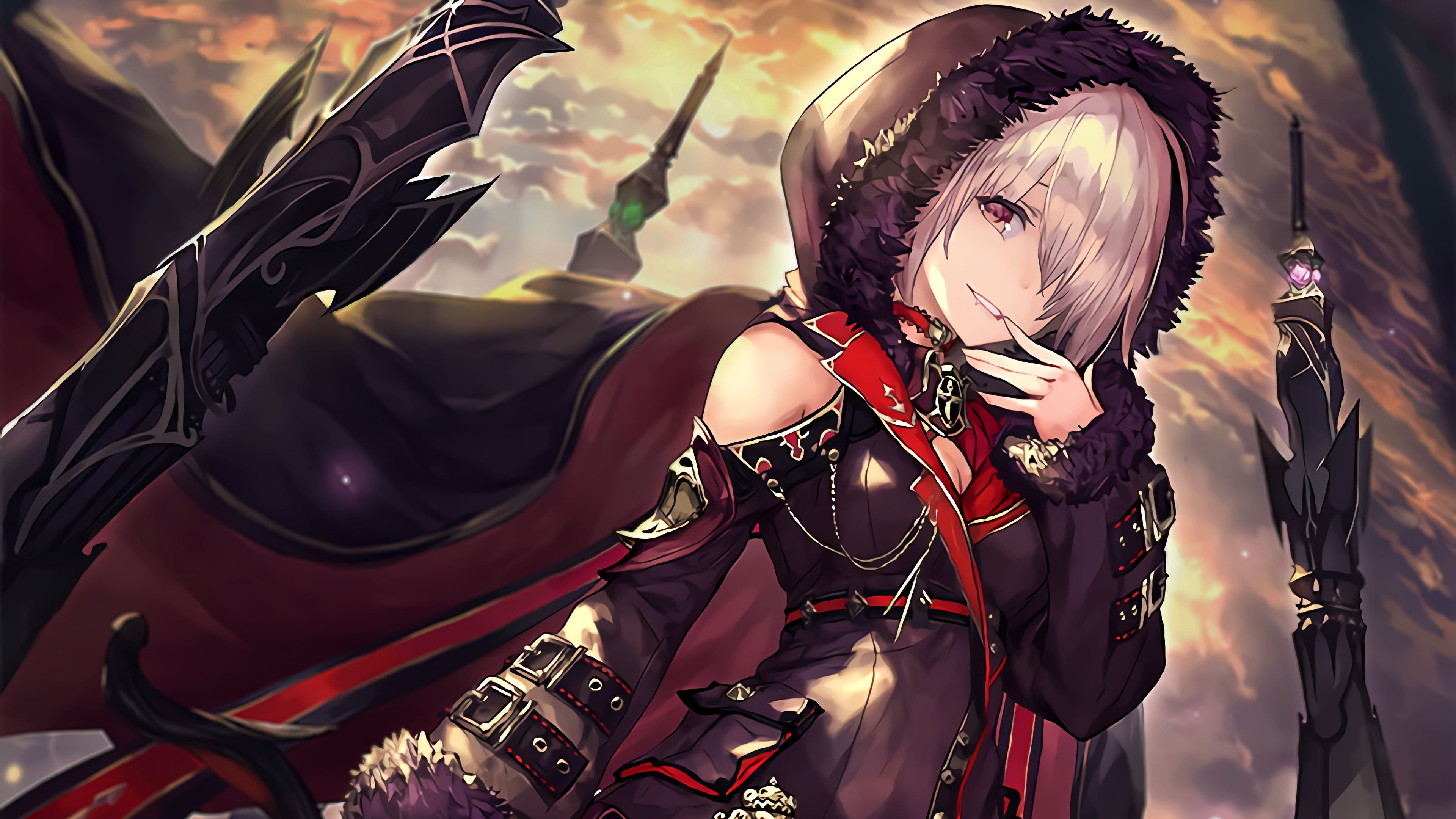 animated woman 3D wallpaper #anime #Shadowverse Wizardess of Oz