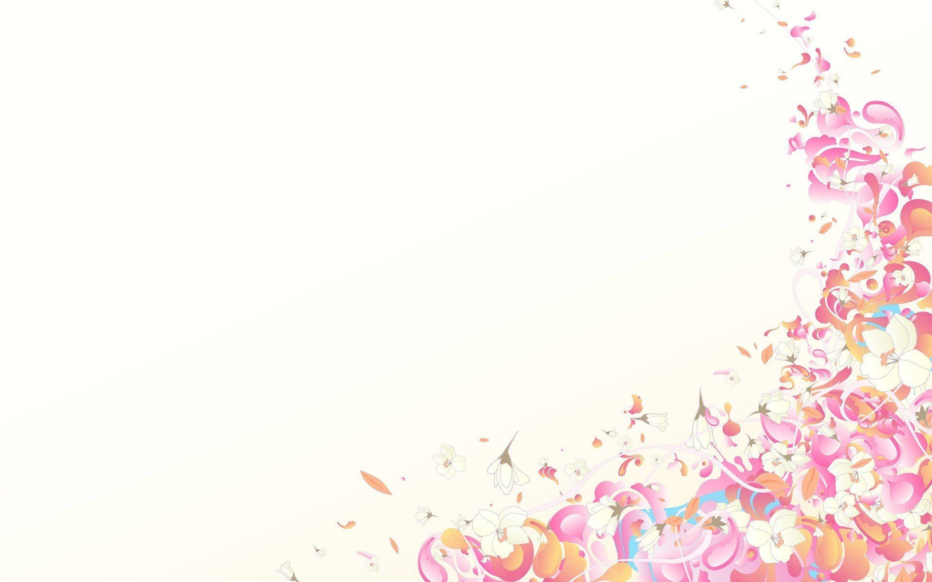 Pastel Floral Wallpaper Widescreen #kJf. Gambar, Animasi