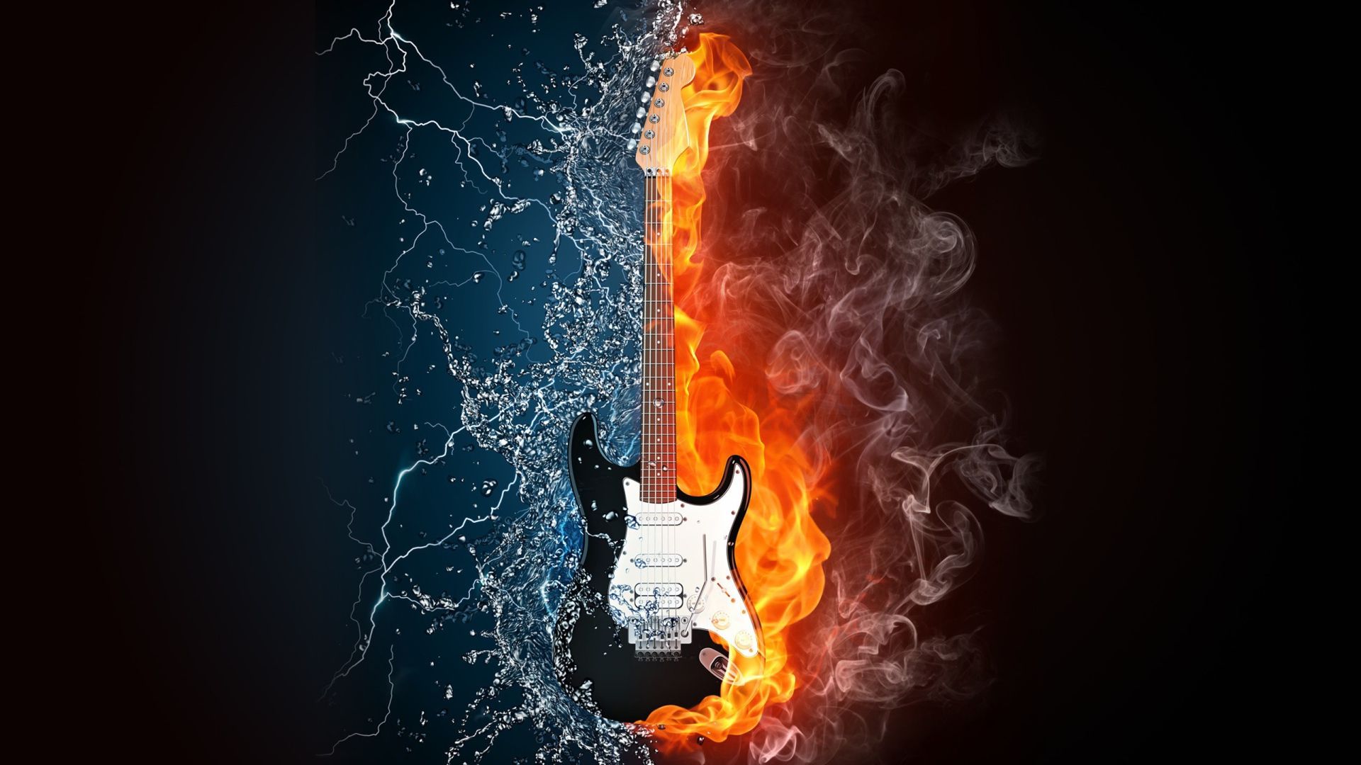 Music is fire and water Desktop wallpaper 1920x1080