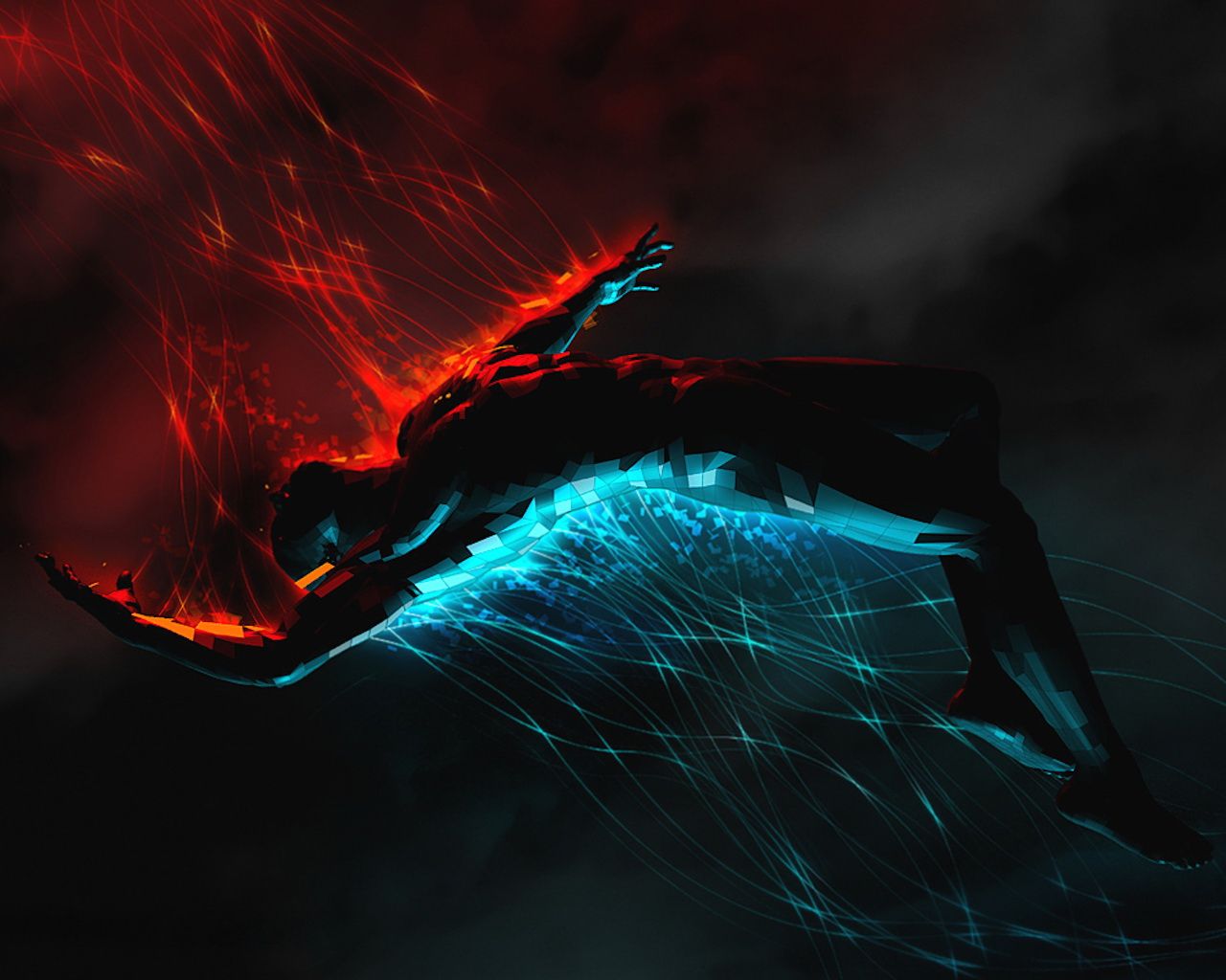 Free download Fire and water Desktop wallpaper 1280x1024