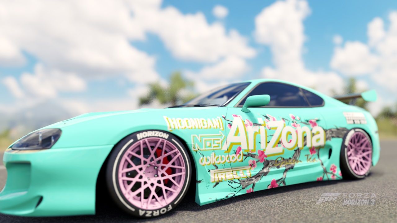 Arizona Green Tea Car