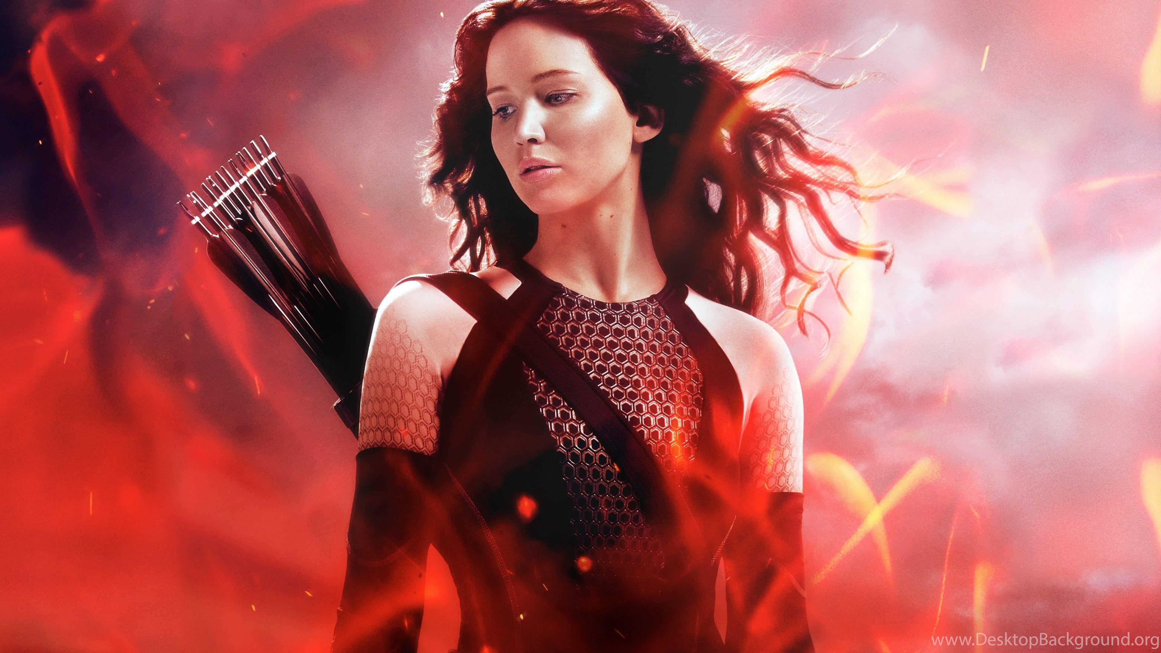 Katniss In The Hunger Games. 4K Ultra HD Wallpaper Free HD