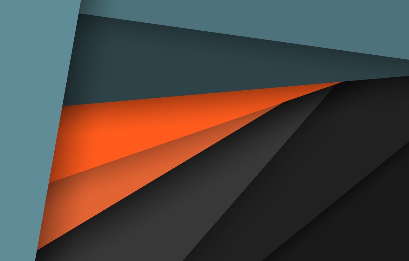 Wallpaper line, orange, grey, blue, geometry, design, color