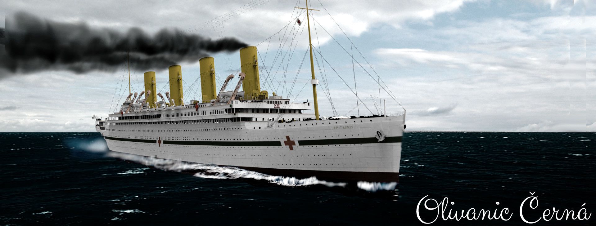old Olympic Class Liners Renderings, Mike Woods