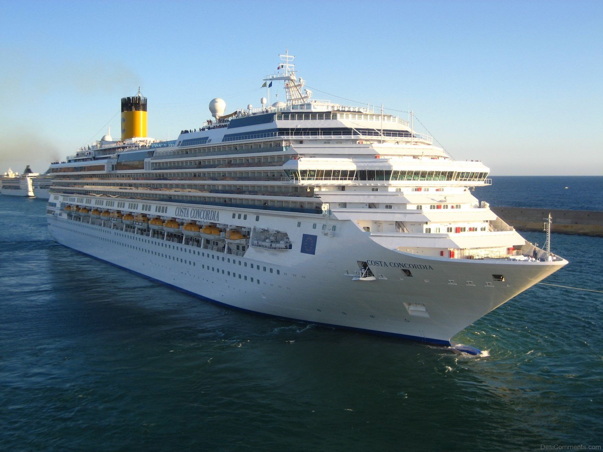 Costa Concordia Cruise Ship Wallpaper