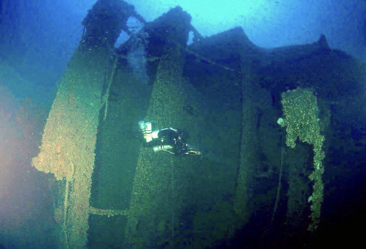 HMHS Britannic Wreck. Подводный музей Британик. Британик на дне