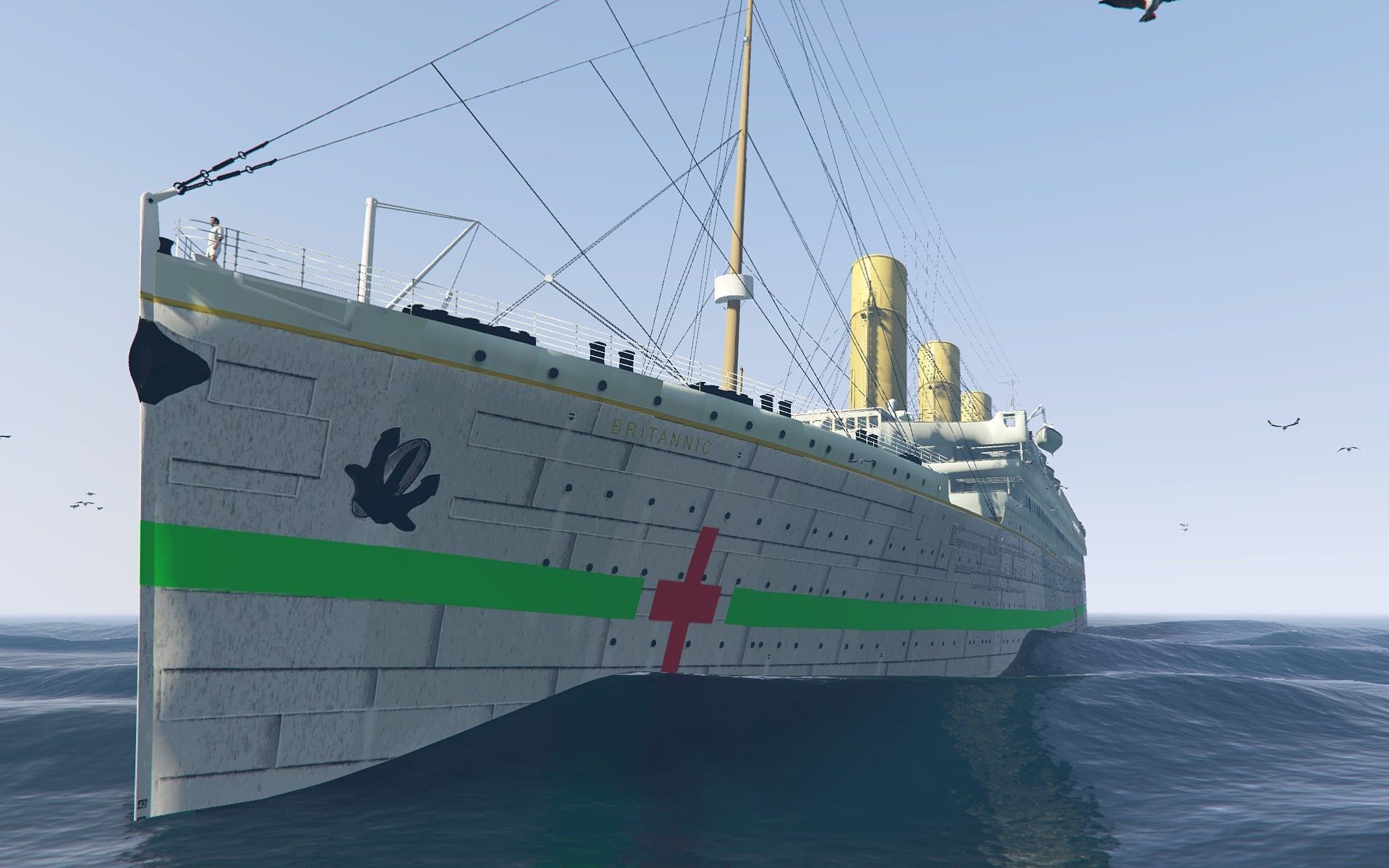 HMHS Britannic Paintjob for Titanic