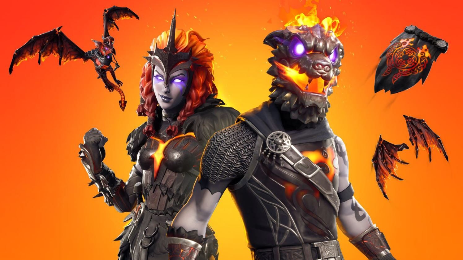 Molten Valkyrie Fortnite Skin Wallpaper & Cosmetic Information