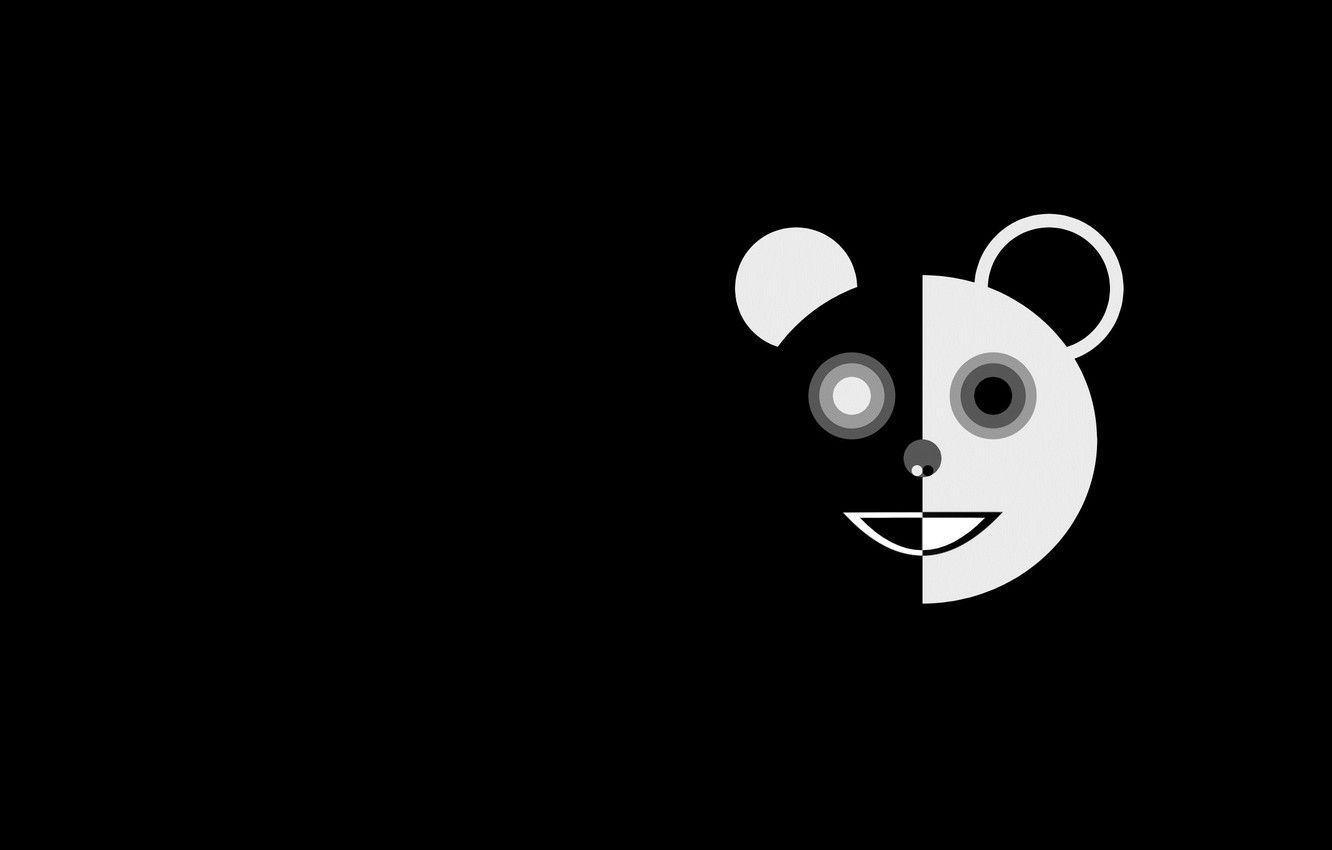 Wallpaper art, Panda, Panda, Marco Beghi image for desktop, section минимализм
