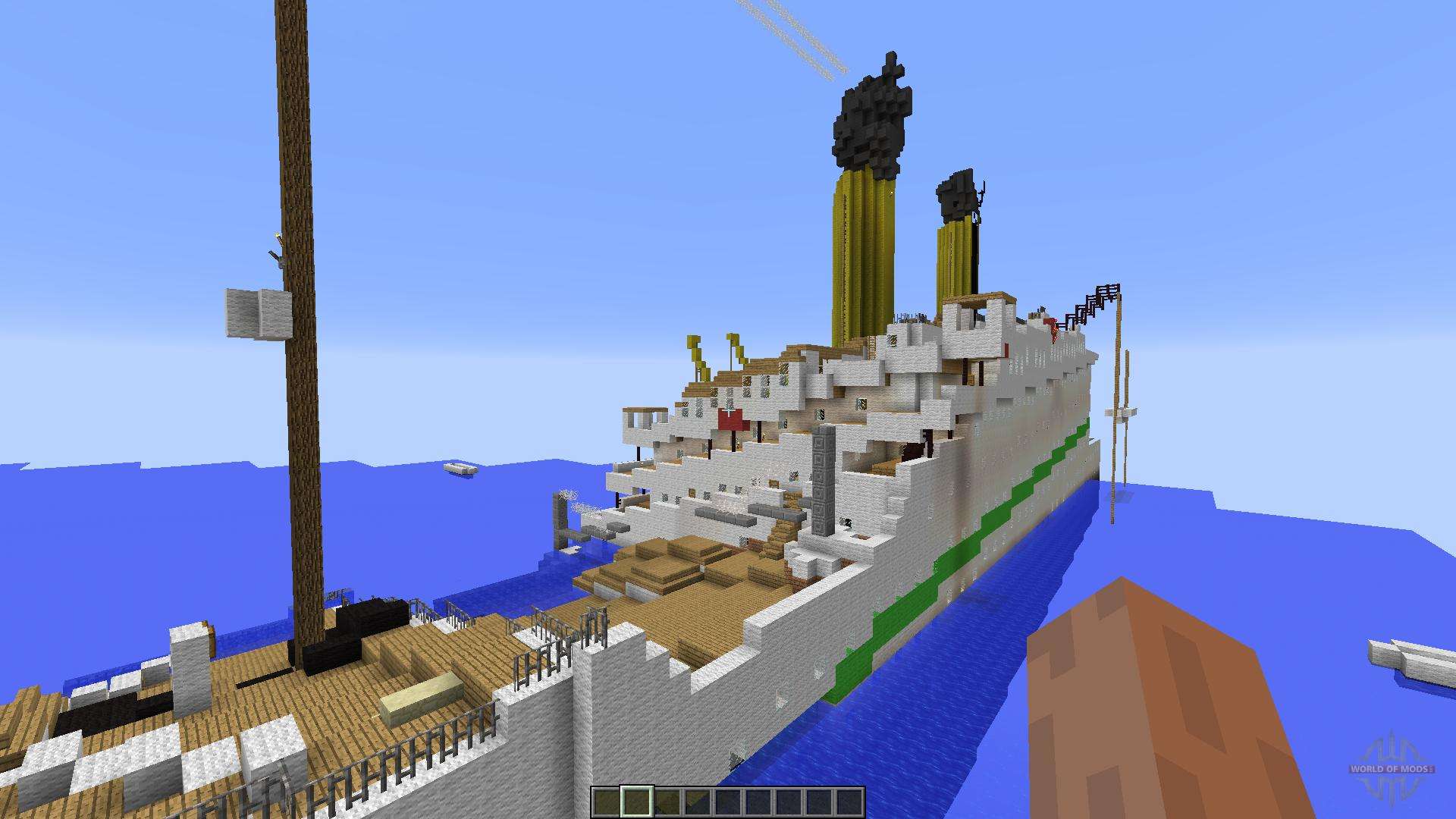 H.M.H.S.Britannic sinking for Minecraft