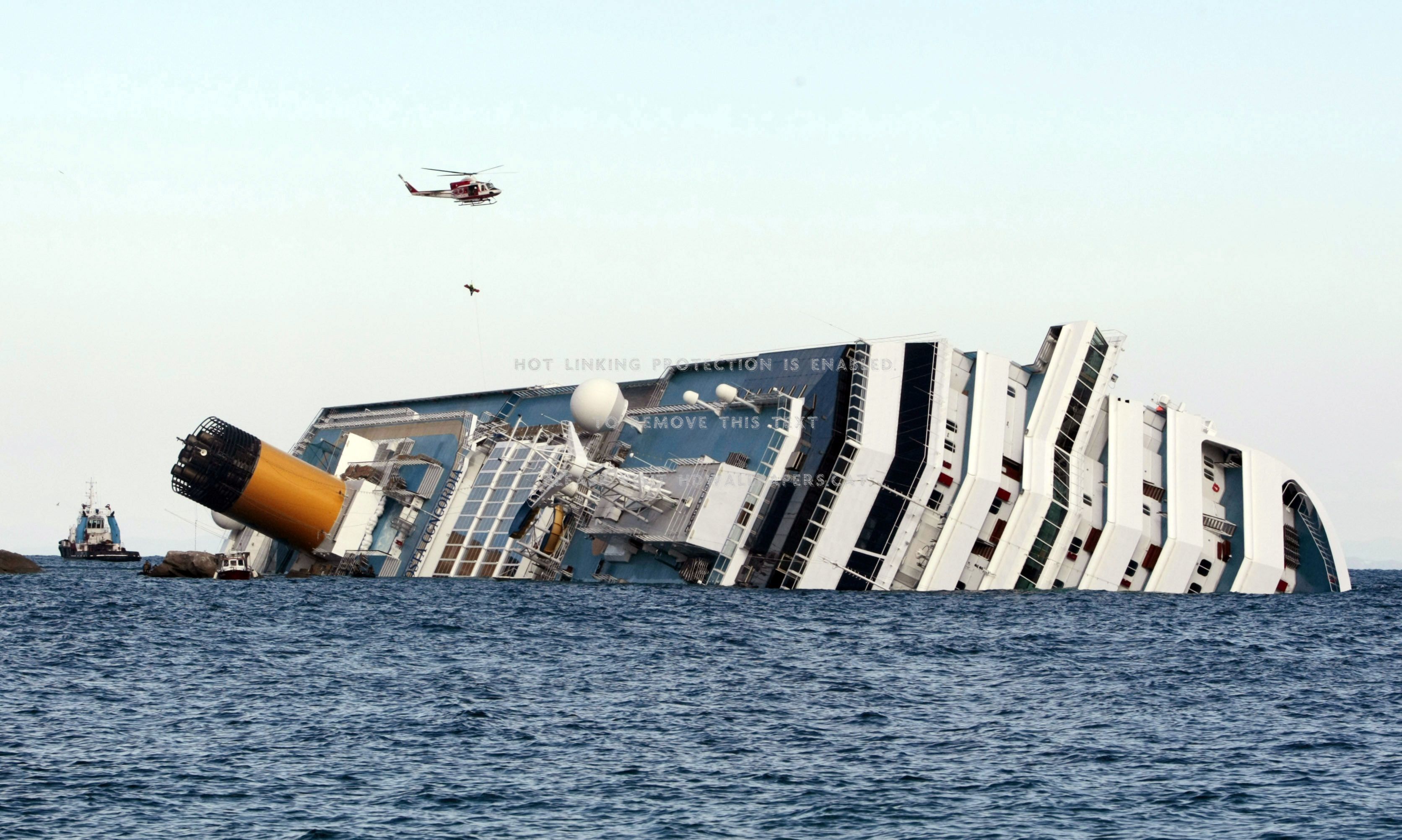 the costa concordia shipwreck italian liner