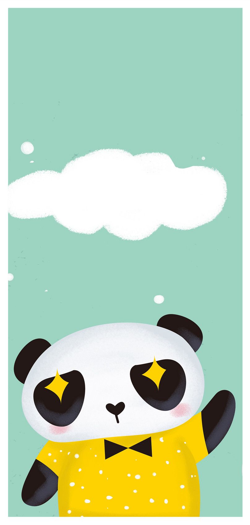 panda mobile phone wallpaper background image free download