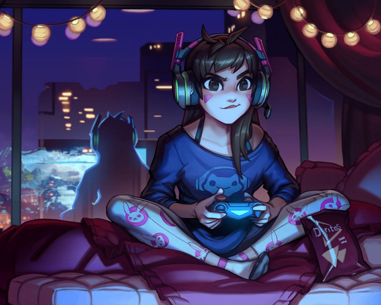 The perfect wallpaper for night gaming! #Music #IndieArtist #Chicago. Overwatch fan art, Overwatch, Overwatch comic