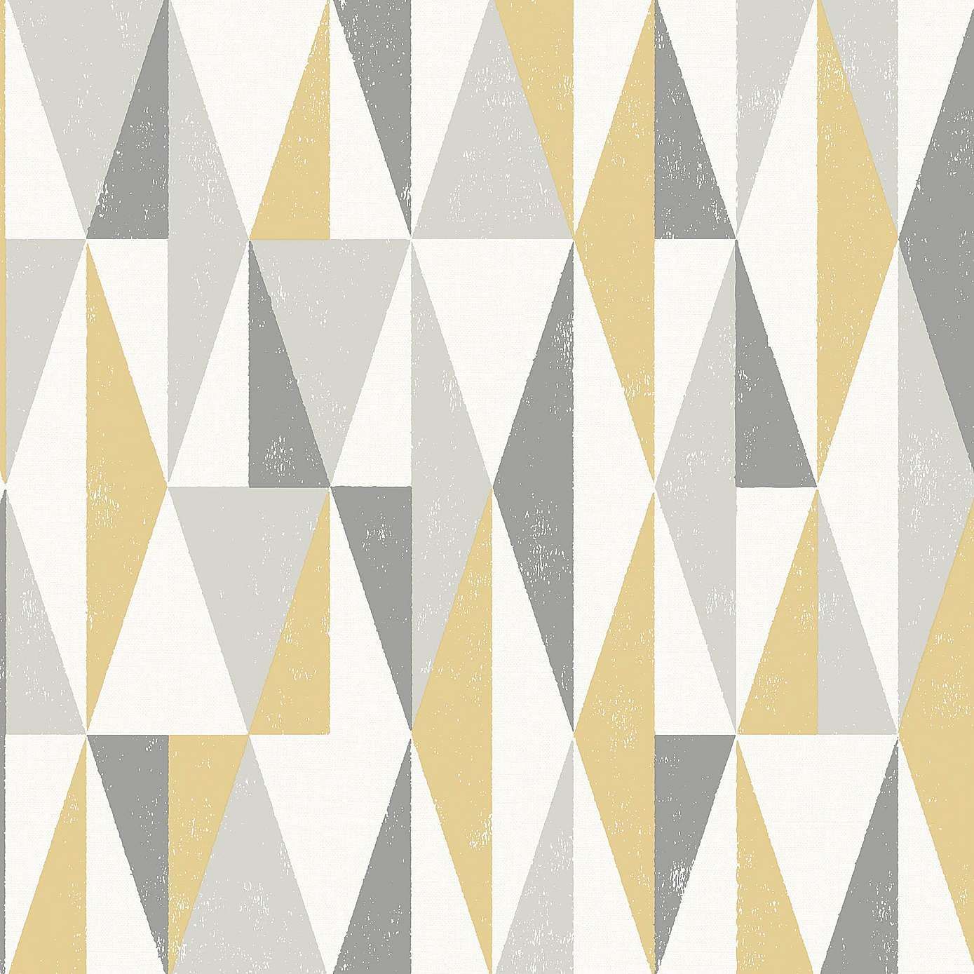 Triangle Ochre Wallpaper. Grey triangle wallpaper, Geometric