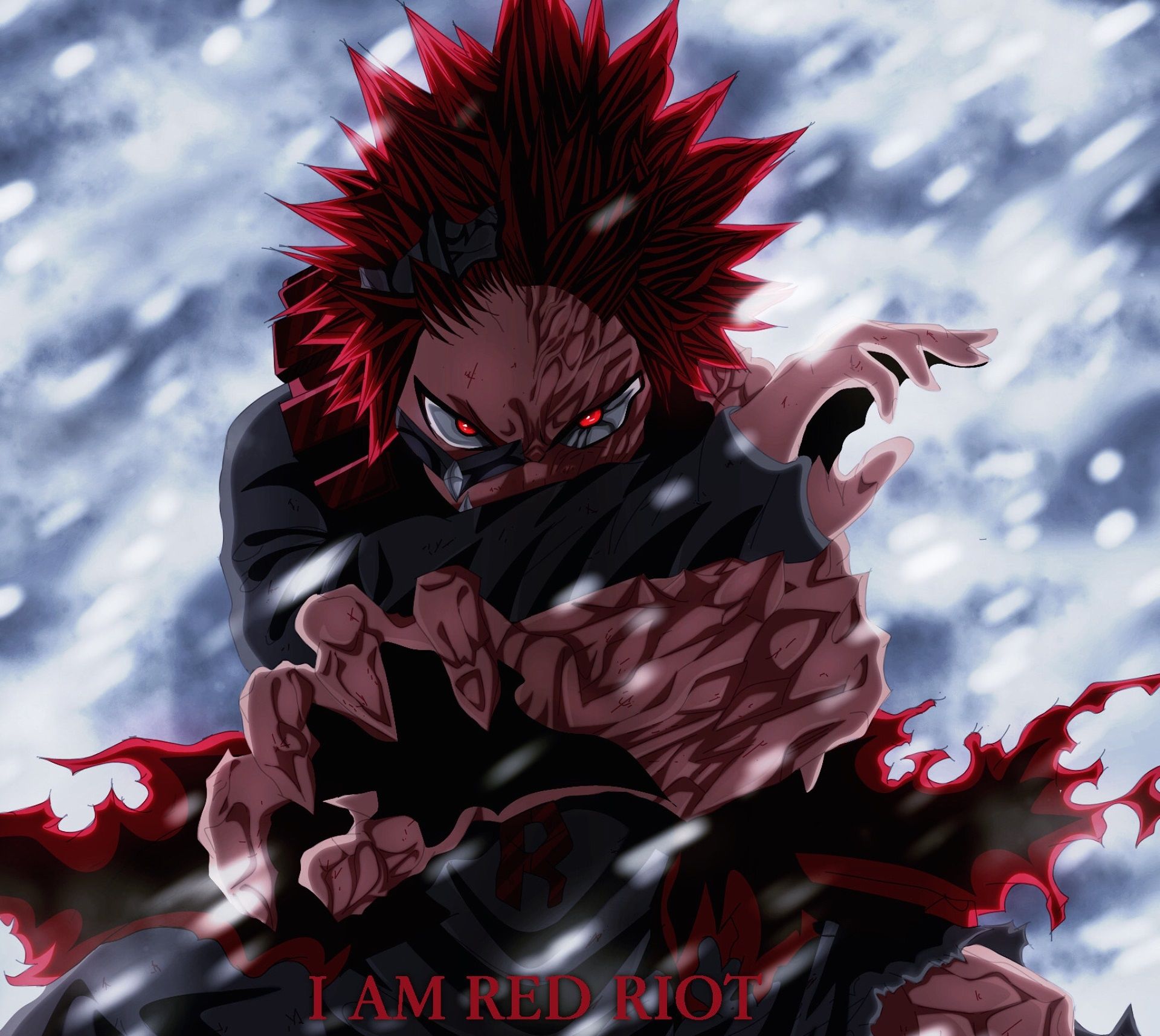 RED RIOT Eijiro Kirishima Wallpaper, HD Anime 4K Wallpaper