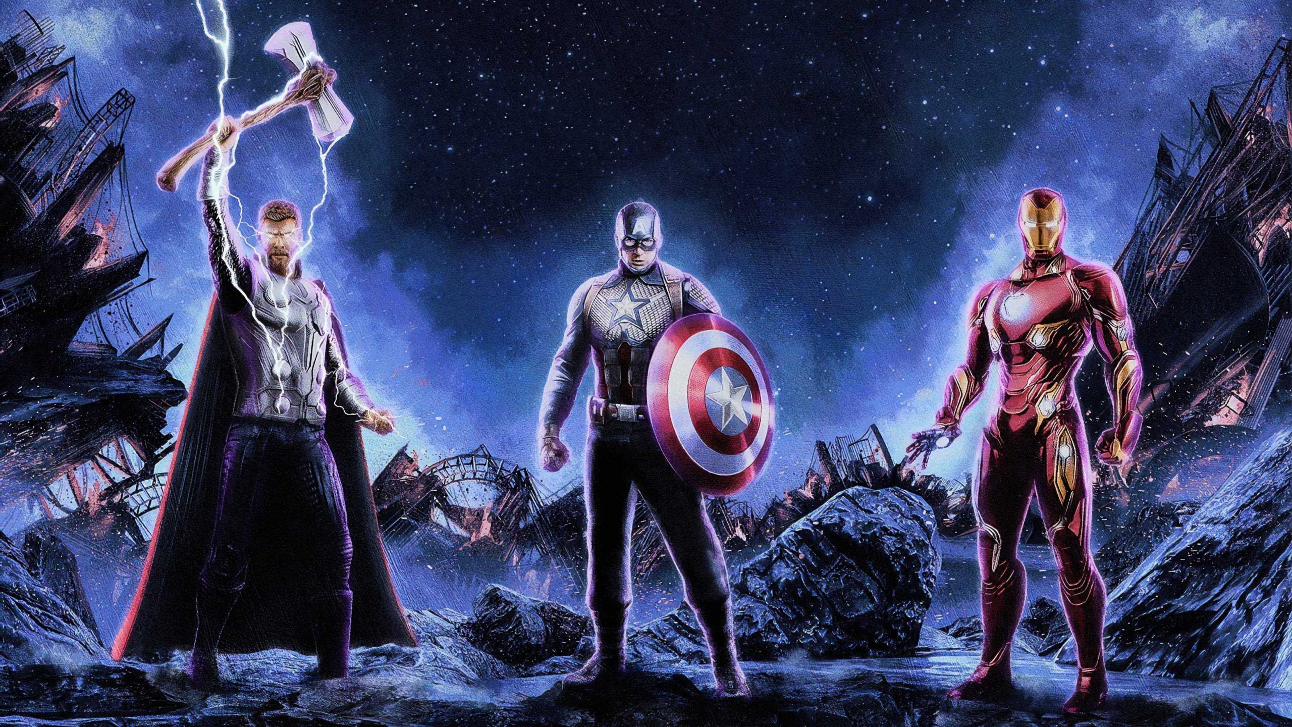 Avengers Endgame 2019 4K HD Wallpaper (2560x1440)