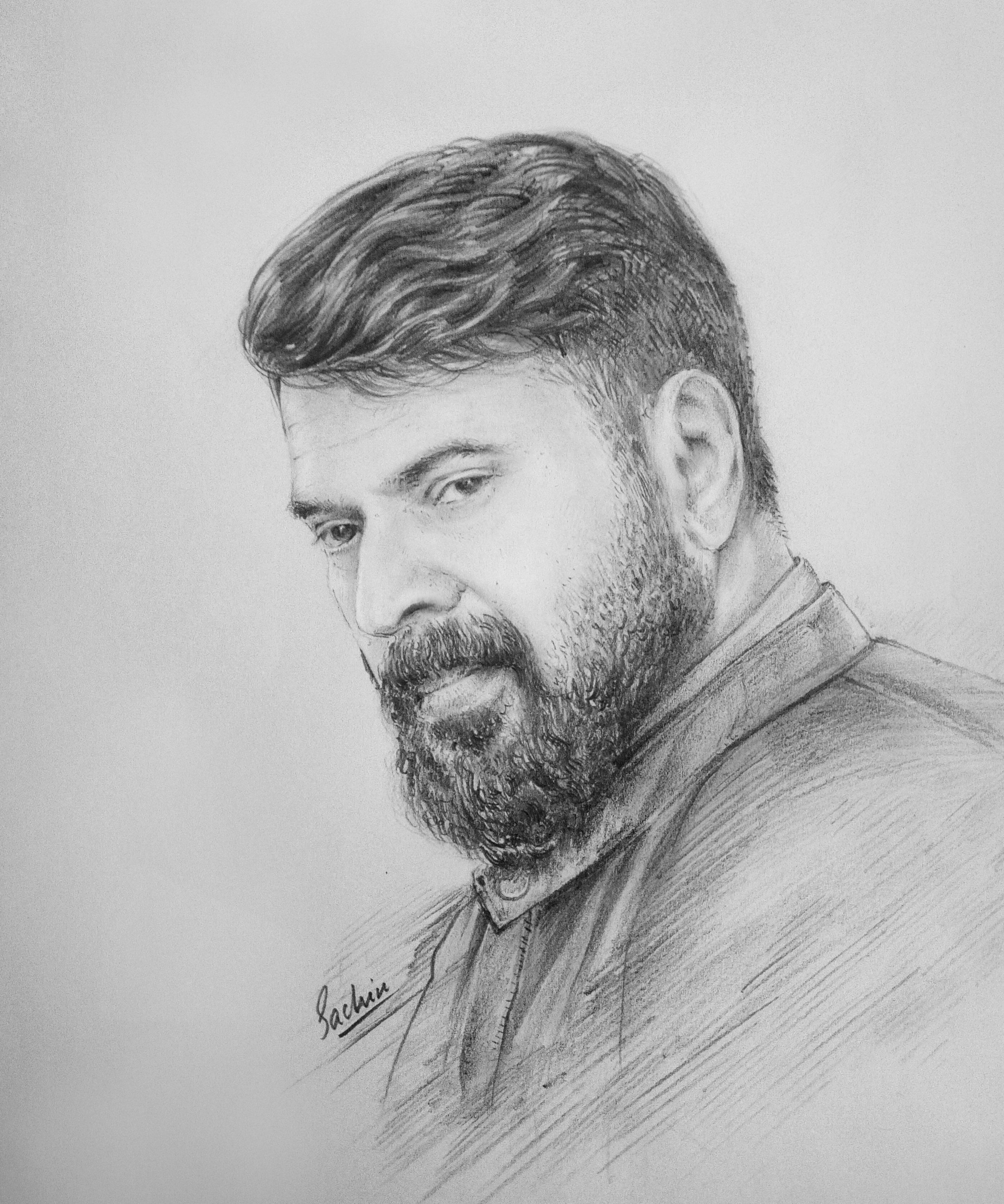 Mammootty Pencil Portrait✍. .. .. #mammootty #actormammootty #megastar # malayalam #film. Pencil portrait, Pencil portrait drawing, Art drawings sketches pencil