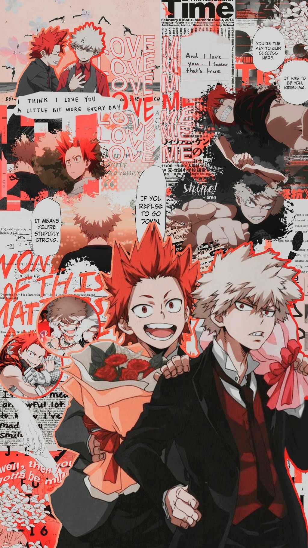 KiriBaku. Tt:. Cute anime wallpaper