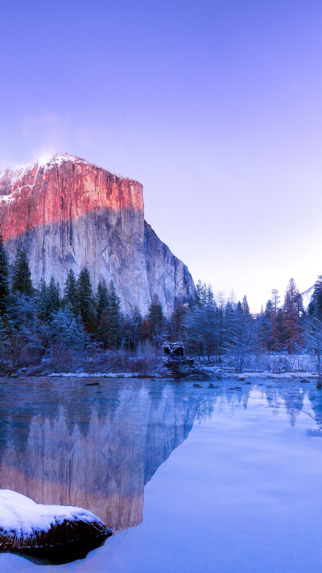 Yosemite Lake iPhone Wallpaper
