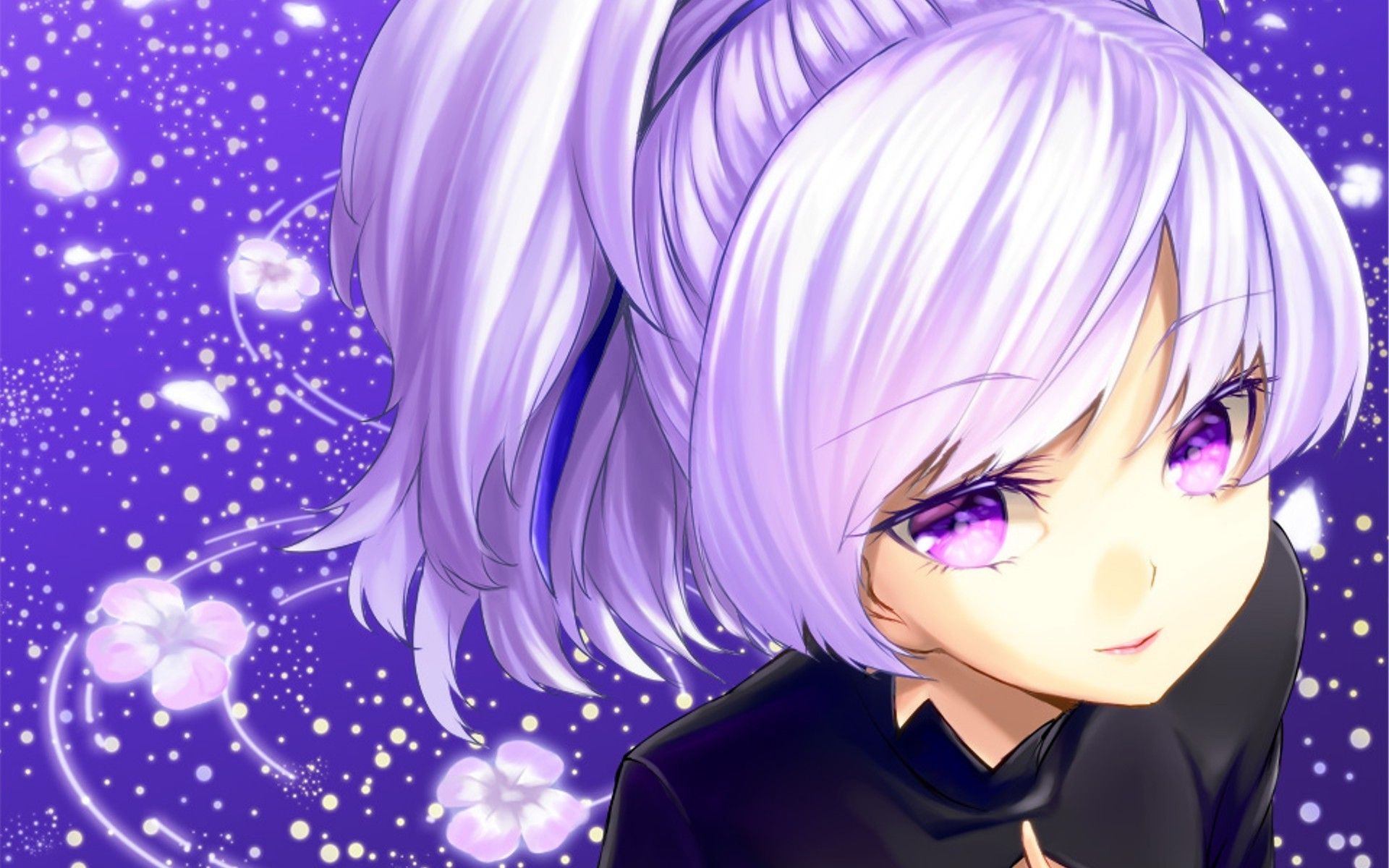 darker Than Black, #yin Wallpaper Hair Purple Eyes Anime