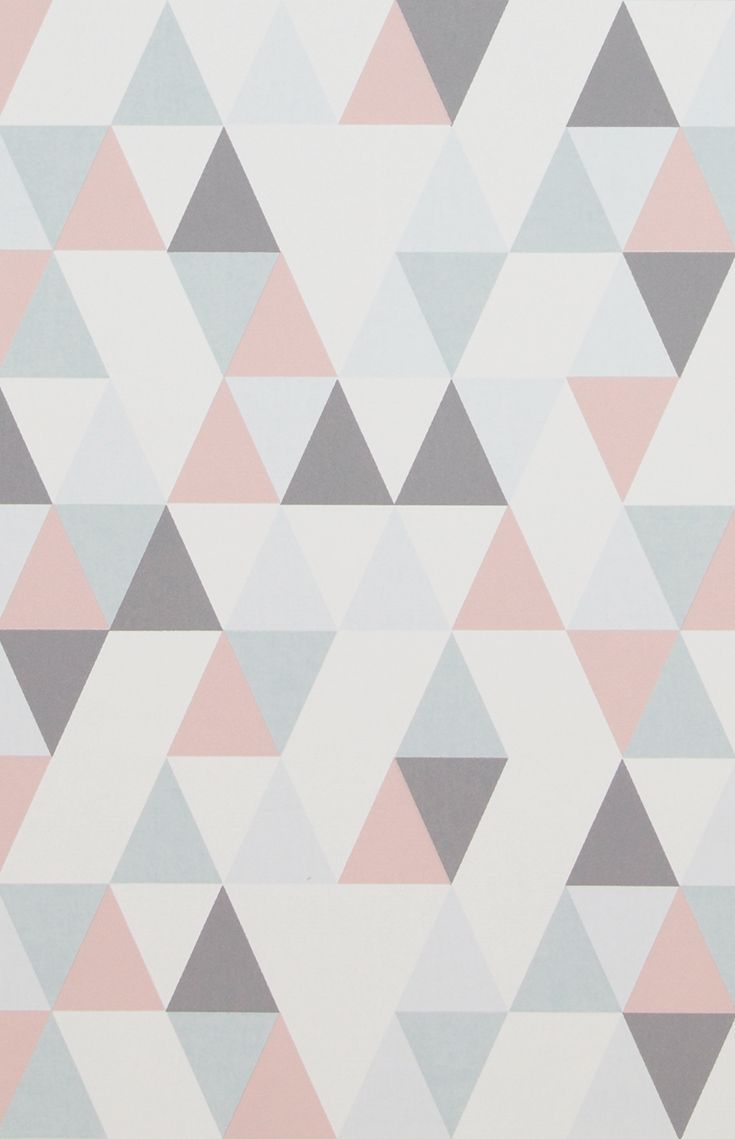 Non Woven Wallpaper 218183 HEJ Geometric Gray Pink. Papier Peint