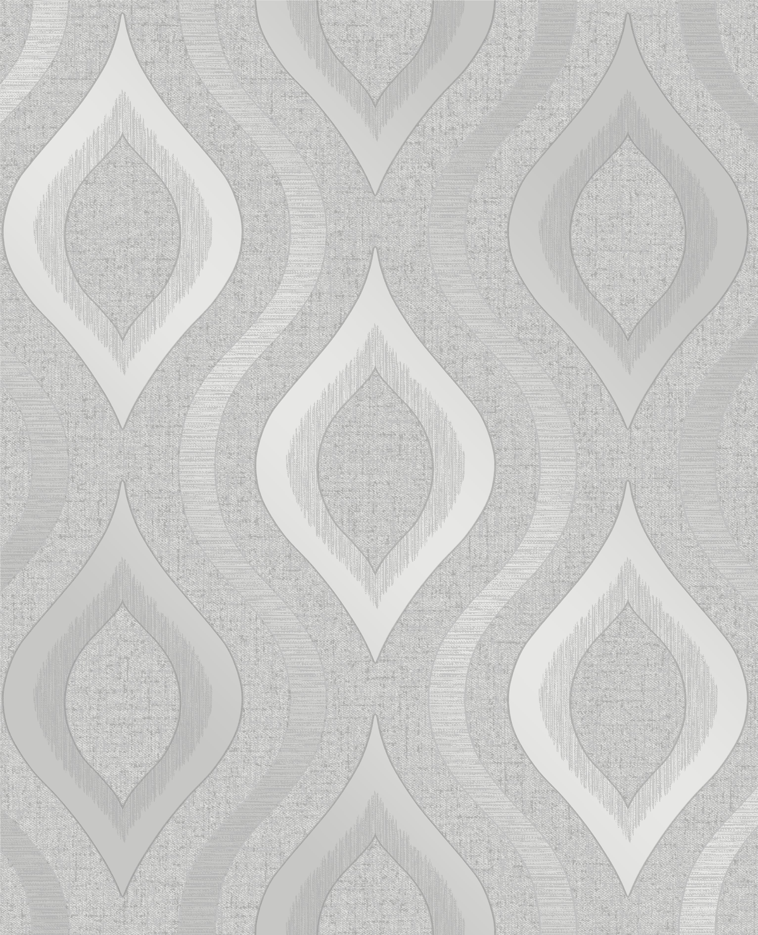 Fine Decor Quartz Geometric Grey Silver Textured Glitter Wallpaper