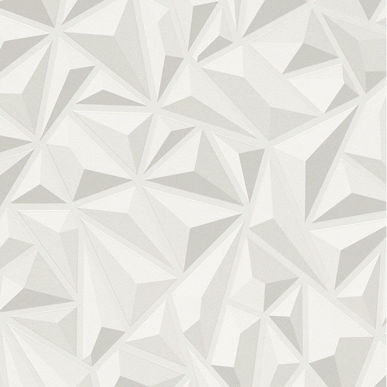 White 3D Wallpaper
