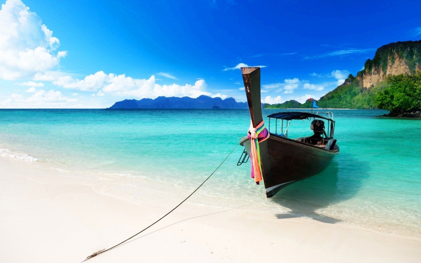caribbean beach boat wide hd wallpapers for backgrounds