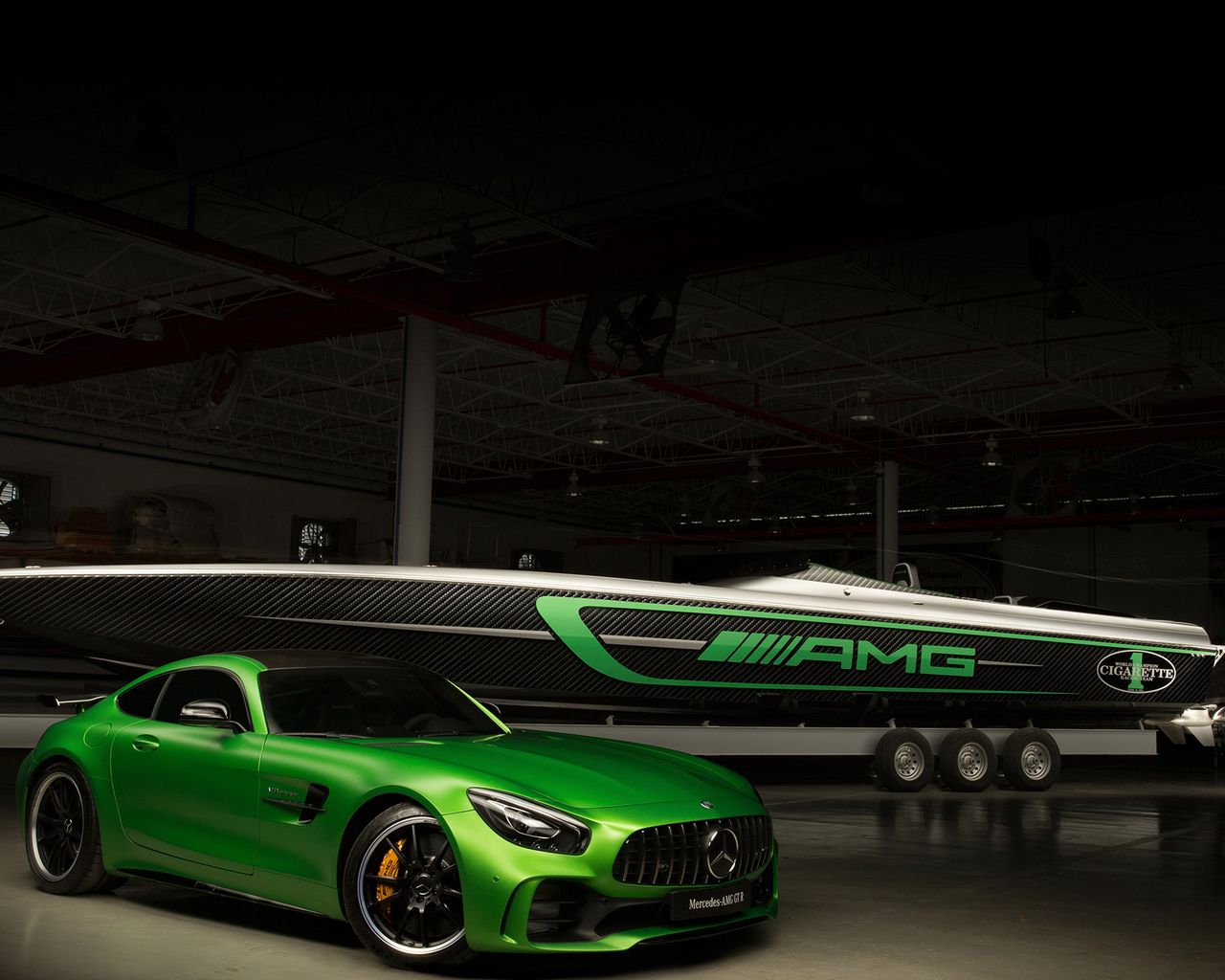 Mercedes Amg Cigarette Racing Car 2017 1280x1024