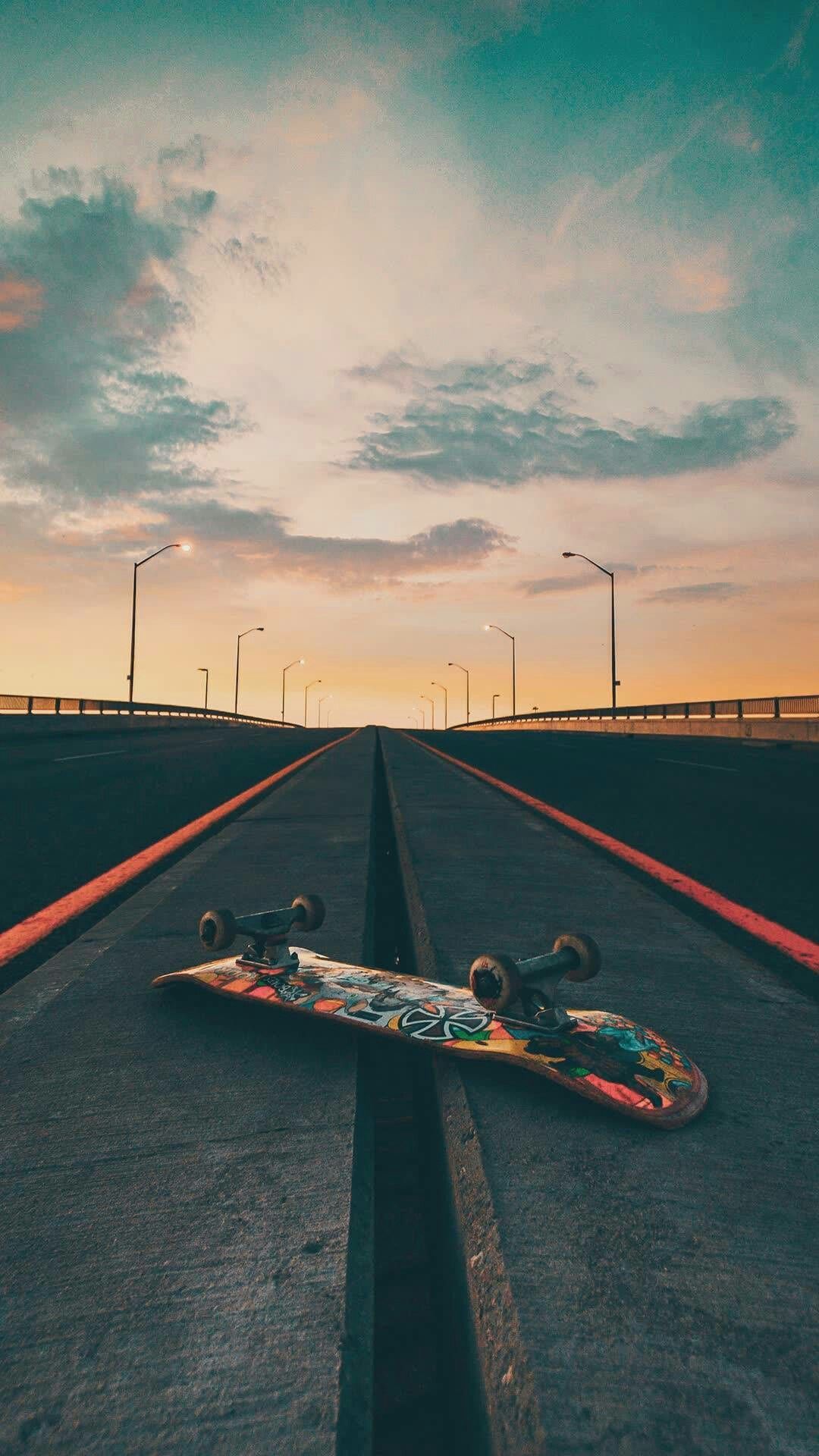 iPhone wallpaper. Skateboard photography