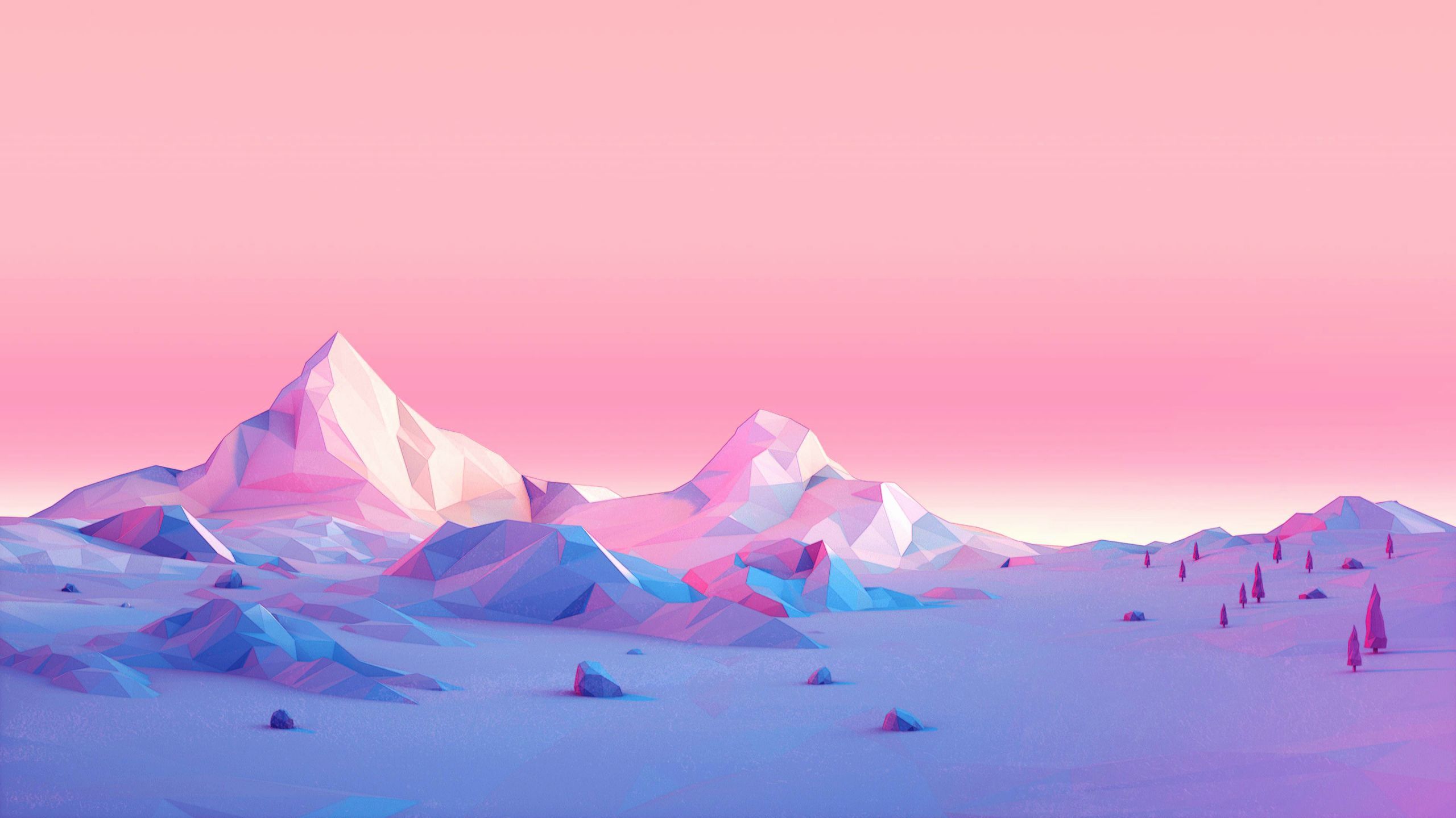 Fresh Minimalist Mountain Wallpaper HD Inspiration